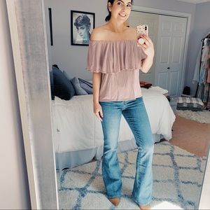 Off the shoulder blouse